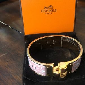 Hermès Flacons Banana Hinged Bracelet